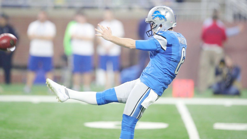 Detroit Lions punter Sam Martin (Photo: Detroit Lions)